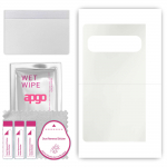 apgo MATTE Protective Skin Sticker for the back compatible with Google Pixel Fold, Wrap Film, Hydrogel Film, Flexible, Soft TPU with positioning layer