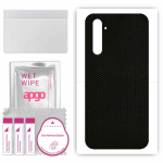apgo Protective Skin Sticker for the back compatible with Realme 6 Pro, Wrap Film, Foil, Vinyl - Pattern Matrix