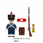 Napoleoni s&otilde;dade s&otilde;jav&auml;es&otilde;durid ehitusplokid II maailmas&otilde;ja minifiguurid Prantsuse Briti vutip&uuml;ssid relvad m&auml;nguasjad lastele