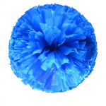 2 pakk 30 cm/11,8 tolli Solid Color Plus Thick Pom Mutipulcolor Cheerleader meeskonna j&otilde;udluseks One Size sinine