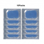 100 tk Abs Stimulator Geelpadjad Asendusgeelkleebised H&uuml;drogeel EMS-i lihastreeningu Massager ABS k&otilde;hutreenerile 10Packs