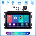 Reakosound Auto Raadio Stereo GPS Multimeediam&auml;ngija 2 DIN WiFi CarPlay Auto Android Bluetooth Puuteekraan Fiat 500L 2012-2017 jaoks