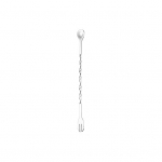 Roostevabast terasest kokteilisegamislusikad Baar lusikas Pikk segamislusikas Joogisegajad tee kohvi ja j&auml;&auml;tise mahla jaoks S