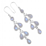 Looduslik lapis lazuli v&auml;&auml;riskivi k&otilde;rvar&otilde;ngad, massiivne 925 sterlingh&otilde;be, k&auml;sitsi valmistatud k&otilde;rvar&otilde;ngad, ehted, kingitus naistele ja t&uuml;drukutele E-1333