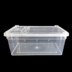 Terraarium roomajatele L&auml;bipaistev plastkast, putukate roomajate transport, kasvatamine, s&ouml;&ouml;tmiskarp, kilpkonna tank roomajate lamp
