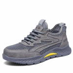 Suvised hingavad t&ouml;&ouml;kaitsejalatsid Meeste naiste h&auml;vimatud torkekindlad turvasaapad T&ouml;&ouml;kaitsetossud 37 hall v&auml;rv