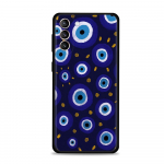&Uuml;mbris Samsung Galaxy S22 S21 S20 Ultra FE S10 S9 S8 Plus S10e Note 20Ultra 10Plus Cover Funda Blue Nazar Boncuğu Evil Eye jaoks Samsung S9 Plus