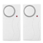 Koduvalve juhtmevaba kaugjuhtimispuldi ukseakna sireeni magnetanduri alarmi hoiatus, 1 kaugjuhtimispult + 2 magnetandurit