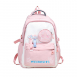 Naiste suure mahutavusega seljakott v&auml;rviplokk &otilde;pilase koolikott &otilde;lakott punane