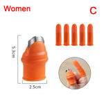 Silikoonist p&ouml;idla nuga n&auml;puga juurviljade l&otilde;iketeraga k&auml;&auml;rid aiakindad Short knife:2.5x5.3cm