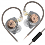 KZ EDX PRO X Hifi k&otilde;rvaklapid Dynamic Drive Deep Bass Sound k&otilde;rvaklapid Sport-peakomplekt Muusika m&uuml;rasummutav k&otilde;rvaklapid mikrofoni ja eemaldatava kaabliga. hall