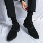 Meeste Derby kingad Wingtip kleit Oxford pidulik seemisnahast mugavad &auml;rikingad smoking pulmad bleiserid sadulkingad meestele pluss suurus EU:48 pruun