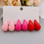 Komplektis 3 paari erinevat v&auml;rvi Water Drop k&otilde;rvar&otilde;ngaid naiste naiste k&otilde;rvar&otilde;ngad