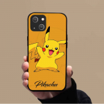 KK-7 armas Pikachu pehme must &uuml;mbris Samsung S22 S23 S21 S24 FE Ultra iPhone XR 14 15 11 12 13 6 7 8 X XS Pro Max S8 Plus jaoks iPhone 15 Pro Max roheline