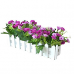 1 kimp kunstnelglillega puidust piirdeaed DIY lavapeo p&uuml;hadekaunistus