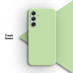 Samsung A55 A54 5G &uuml;mbrise jaoks, pehme vedel silikoonist telefoni&uuml;mbrised Funda jaoks Samsung Galaxy A55 A54 A 55 54 5G p&otilde;rutuskindel pehme kate For Samsung A54 5G roheline