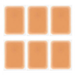 6 lehte veekindlat nahka peitev teip T&auml;toveeritud defektiga peitekleebised Armide katte kleebised pulmadeks 1