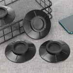 Vibratsioonivastane Kummist jalapadi P&otilde;randamattide Kaitsmed M&ouml;&ouml;bel Libisemisvastane Shock Ma must