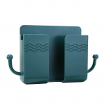 Seinale paigaldatav salvestuskarp kaugjuhtimispuldi &uuml;mbris telefoni pistikupesa laadimishoidik roheline