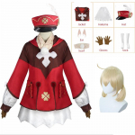 M&auml;ng Klee Cosplay Kost&uuml;&uuml;m Anime Parukad Vorm Armas Loli Peor&otilde;ivad &Uuml;likond Naised Halloween Karnevali Kost&uuml;&uuml;mid S-(Costume+Wig)