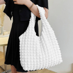 Suvine Puff Cloud Sweet &otilde;lakott Fashion Girls Suure mahutavusega kandekott 35x8x31cm roosa punane v&auml;rv