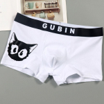 Meeste multikas kassi bokserid, lamedad p&uuml;ksid, puhas puuvill, suur suurus, uusim mood, neli aastaaega M valge