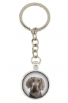 Weimaraner, Grey Ghost - keychain with your photo, key decoration, bag pendant from Art-Dog brand