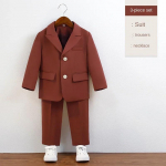 Poiste vabaaja &uuml;likond, roheline h&auml;rrasmeeste s&uuml;nnip&auml;evaks m&otilde;eldud klaverikost&uuml;&uuml;mid lastele koolivormi bleiseri komplekt 120cm