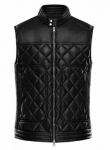 AL KHALID 100% Lambanahast Vest Mantel Jakk Peo Meeste Must L&auml;&auml;ne Vest XS must