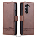 Deluxe Magnetic Adsorption Nahast &uuml;mbris Samsung Galaxy Z Fold5 / Z Fold 5 5G Flip Cover kaitse&uuml;mbrisele Fundas Coque