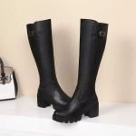 Talvised vabaaja naiste suured platvormiga lumesaapad pandlaga naiste p&otilde;lvini saapad soojad pl&uuml;&uuml;sist saapad naiste mustad pruunid kingad 39 must