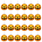 24 tk K&otilde;rvits Riputatav Pall Halloween Jack-O-Lantern Riputatav Kaunistus Purunemiskindel Pidulik Dekoratiivpall J&otilde;ulupuu Kodu Peokaunistus tumeoranži v&auml;rvi
