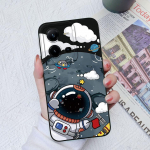 For Vivo V21E V23E V25E V27 Pro Z1 Z3 Z5X V9 V19 V20 Korpuse kate Fashion Astronaut Camera Protection Pehme vedel silikoon Vivo kaitseraua kesta jaoks Vivo V19