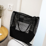 Naiste v&otilde;rgust &otilde;&otilde;nsad liivaranna pakett, suure mahutavusega ostlemise &otilde;lakott, l&otilde;uendist naiste kandekotid 33*38cm valge