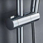 Vannitoa tarvikud 360&deg; p&ouml;&ouml;rlemine 18-25 mm Reguleeritav du&scaron;ipea hoidja Du&scaron;ihoidiku klamber Du&scaron;ipea siini liugklamber