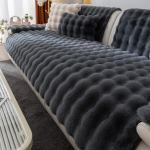 Paksenenud k&uuml;&uuml;likukarva imitatsioonpl&uuml;&uuml;sist diivanikate libisemiskindel pehme diivanir&auml;tik diivanipadi elutuppa moodne kodu sisekujundus 70X180cm