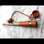 Antiikne dekoor Spiooniklaas K&auml;eshoitav teleskoop seikluseks Monokulaar 18