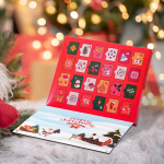 Advendikalender kinkekarp DIY j&otilde;ulupapist numbrikingitused