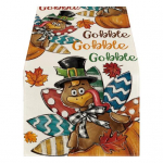 T&auml;nup&uuml;ha lauajooksja Pumpkin Cartoon Printing Ristk&uuml;lik Kergesti hooldatav lauakaitse Banketid P&uuml;hadepeo kaunistus Laudlina A