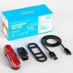 USB-laetav jalgratta tagatuli &ouml;iseks s&otilde;itmiseks: Laste jooksuohutustuli punane/sinine