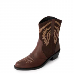 Suurus Ankle Cowboy Saapad Naistele Seemisnahast Tikand Cowgirl Chunky Heels Kingad Talvised l&uuml;hikesed papud 35 must