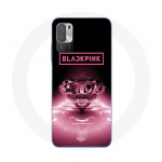 Coque Maniacase pour Redmi Note 10T 5G blackpink diamond noir et rose