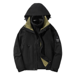 V&auml;lis-R&uuml;nnak&uuml;lik Meeste Jakk Jakk Meeste Kapuutsiga Tuulekindel Veekindel Pealmine &Uuml;hev&auml;rviline Jakk Mehed 8XL black