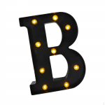 LED Marquee Letter Light Lighted Black up Alphabet Sign for Decoration Decor A 6.93x8.58x1.57inch