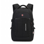 Veekindel 17,3-tollise s&uuml;learvuti seljakott Meestele USB-laadimisega &Scaron;veitsi seljakott Reisimine Naistele Rucksack Meessoost Vintage Koolikott Mochila must