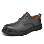 MoodClassic Mugavad Meeste Oxfordi jalan&otilde;ud Nahast v&auml;listingimustes kasutatavad meeste vabaajajalatsid Mood Briti stiilis paelad Meeste kleit Kingad pidulik kleit 38 must