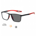 Sinise valguse vastane &uuml;likerge fotokroomne l&uuml;hin&auml;gelikkus Prillid Meeste &Auml;ri Near Sight Prillid V&auml;lissport V&auml;rvimuutusprillid -3.0