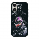 Coque - Lewis Hamilton - Iphone 16 Plus - Noir - Black Panther - Souple