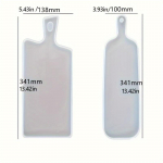 2 stiilis vaigualuse vormid K&auml;epidemetega serveerimisaluse vormid Suured vaigust epoks&uuml;-silikoonist serveerimisvormid N&otilde;udeplaadi valmistamine lai + kitsas 2pcs