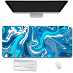 1 tk m&auml;nguri hiirematt, suur klaviatuuripadi 31,5 x 11,8 tolli topograafiline hiirematt Mustvalge hiirepadi anti-Sl-ga klaviatuuri jaoks 400*800*2mm